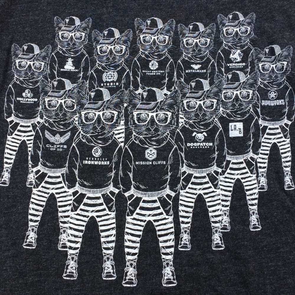 Touchstone Rock Climbing Racer Back Kitty Tank Top - Picture 3 of 7